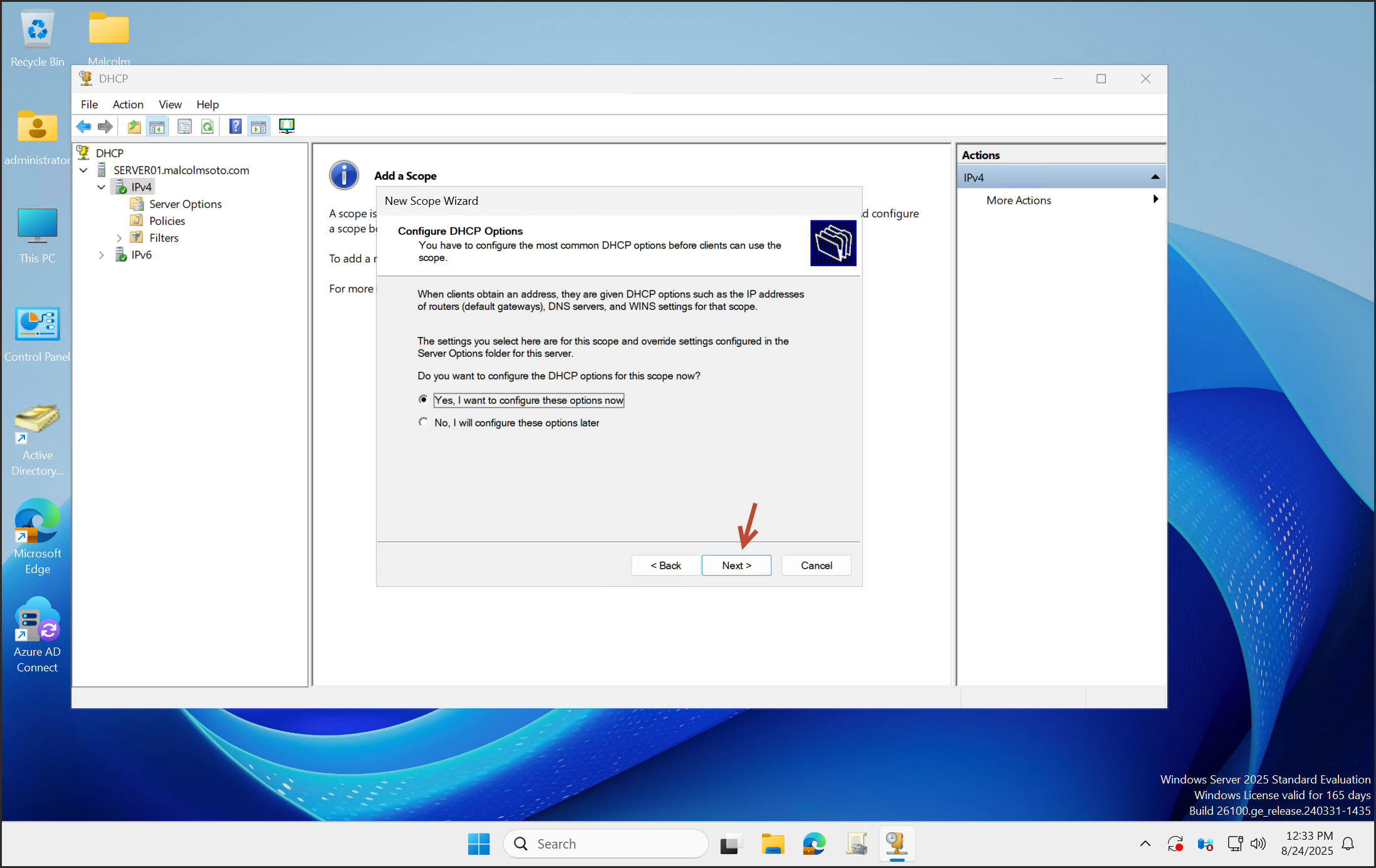 Configure Options